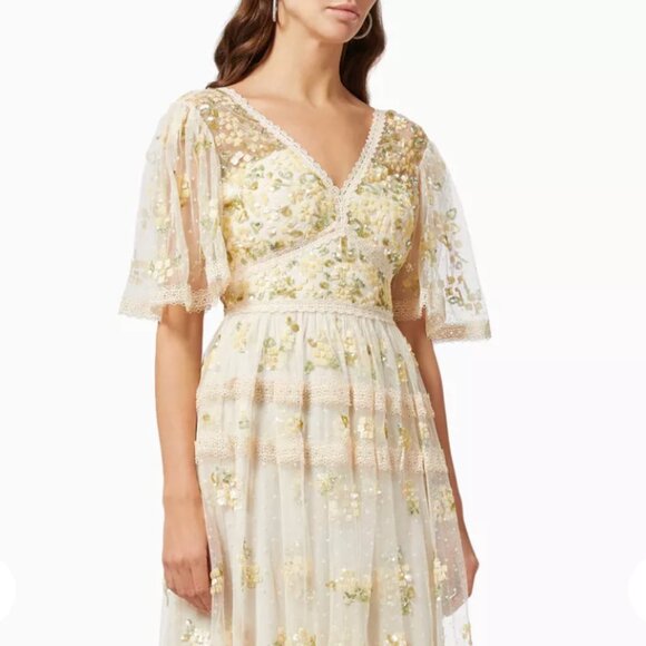 Needle & Thread Shimmer Primrose Gown, Size US12 - Picture 1 of 7